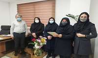 تقدیر از مسئول روابط عمومی بیمارستان دکتر شریعتی