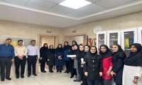 تقدیر از پرسنل آزمایشگاه بیمارستان شریعتی
